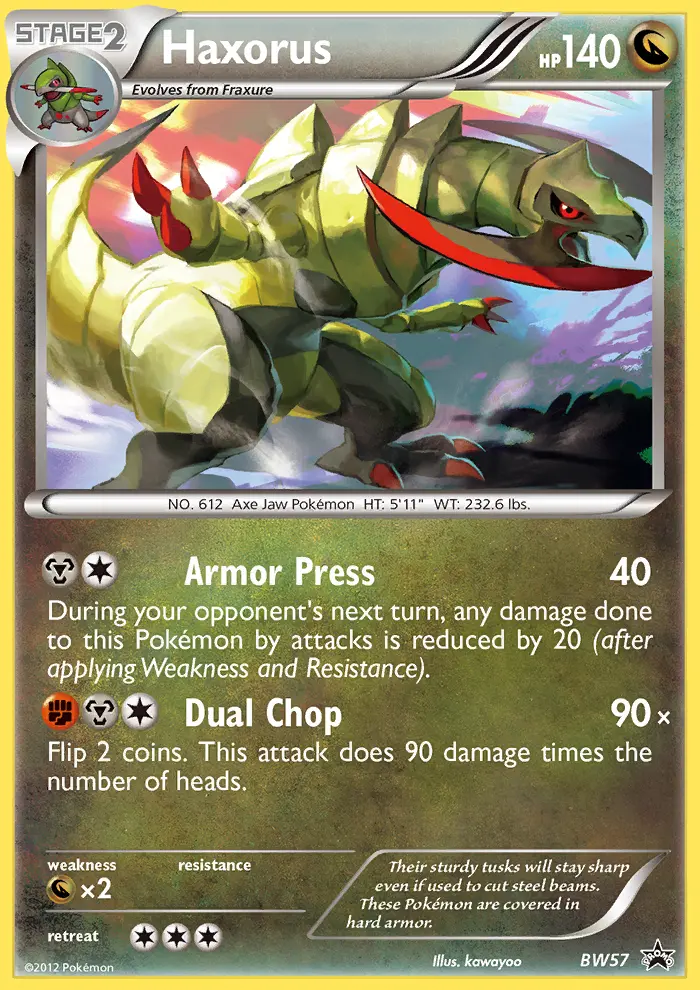 Haxorus, BW Black Star Promos #BW57