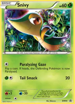 Snivy, BW Black Star Promos #BW6