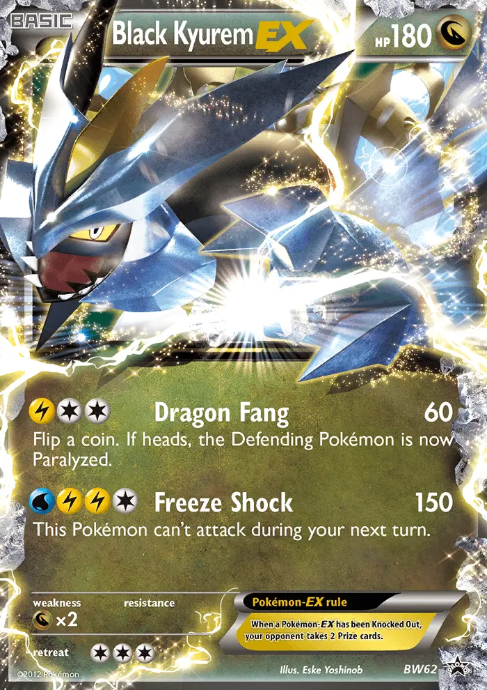 Black Kyurem-EX, BW Black Star Promos #BW62