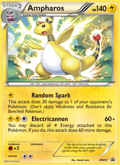 Ampharos, BW Black Star Promos #BW67