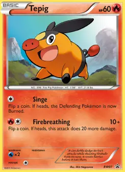 Tepig, BW Black Star Promos #BW7