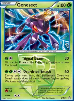 Genesect, BW Black Star Promos #BW86