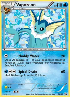 Vaporeon, BW Black Star Promos #BW89