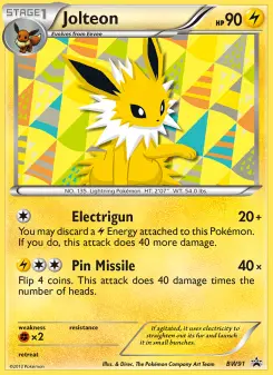 Jolteon, BW Black Star Promos #BW91