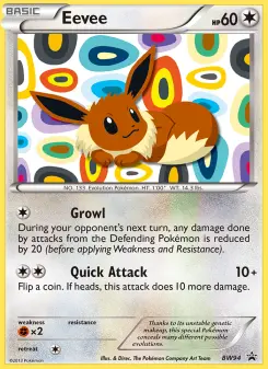 Eevee, BW Black Star Promos #BW94