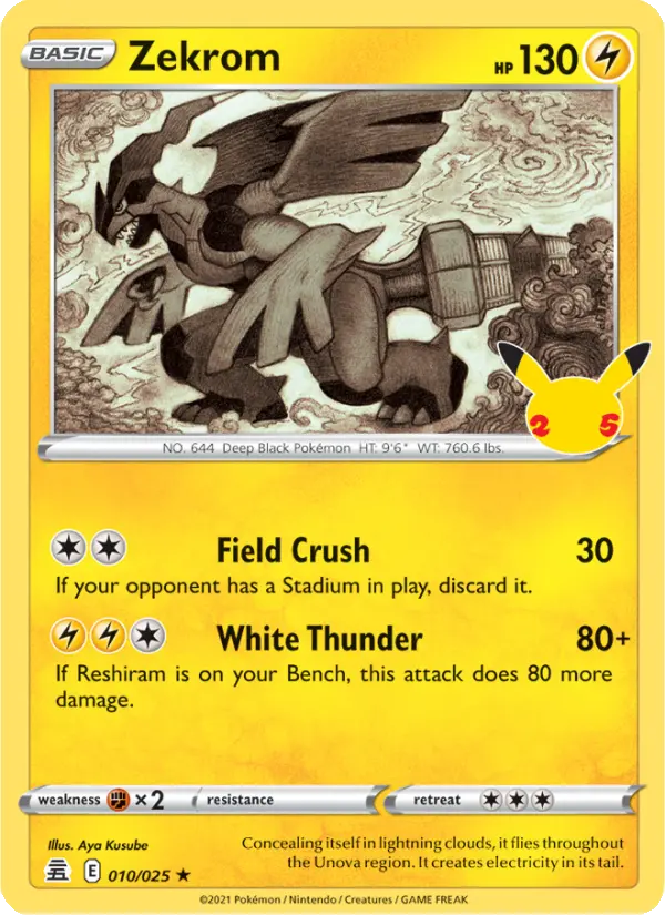 Zekrom, Celebrations #10