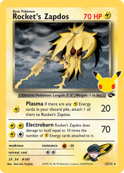 Rocket's Zapdos, Celebrations #15A3
