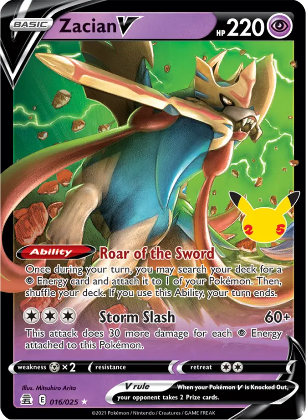 Zacian V, Celebrations #16