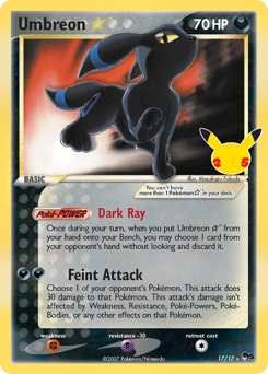 Umbreon ☆, Celebrations #17A