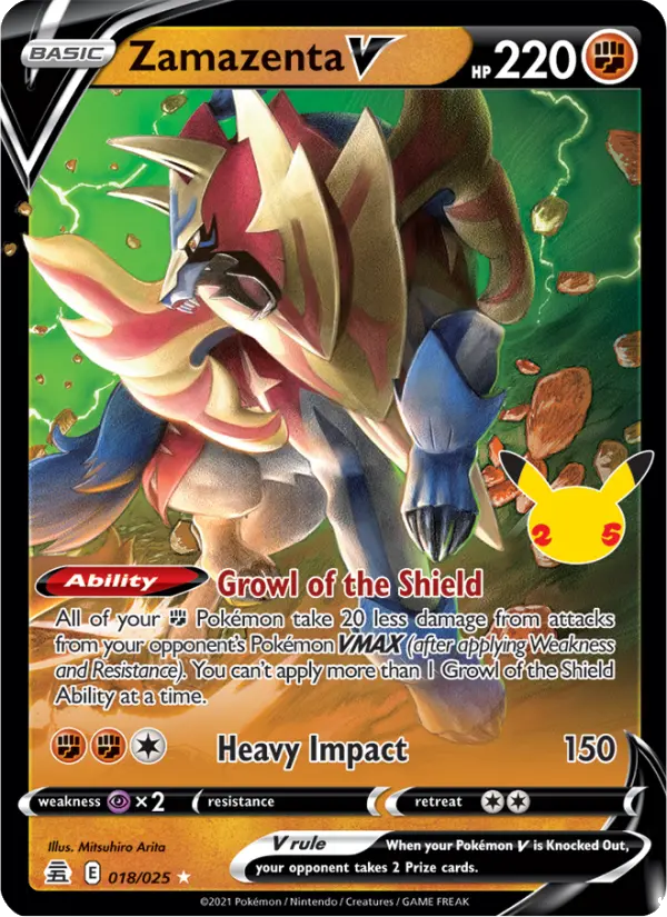 Zamazenta V, Celebrations #18