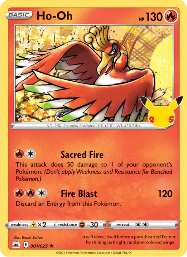 Ho-Oh, Celebrations #1