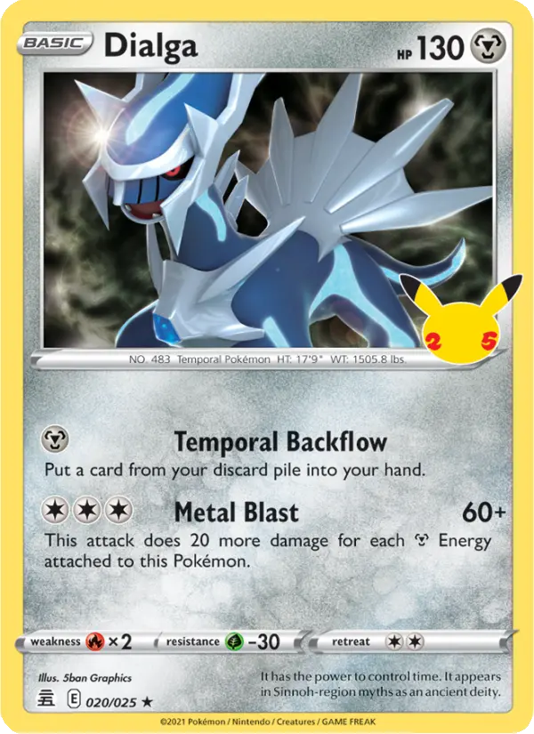 Dialga, Celebrations #20