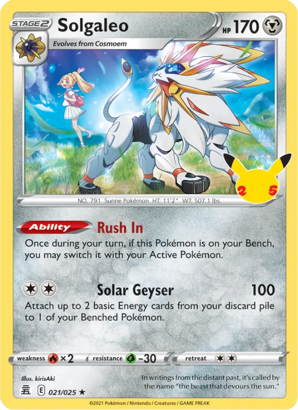 Solgaleo, Celebrations #21