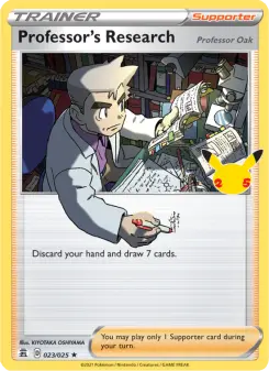 Professor's Research (Professor Oak), Celebrations #23/25