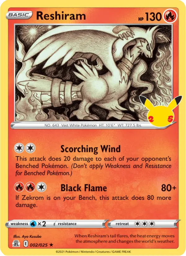 Reshiram, Celebrations #2