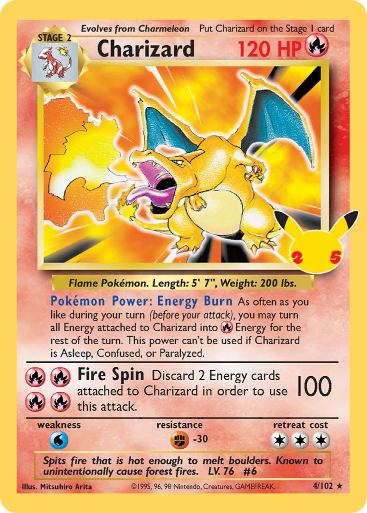 Charizard, Celebrations #4A