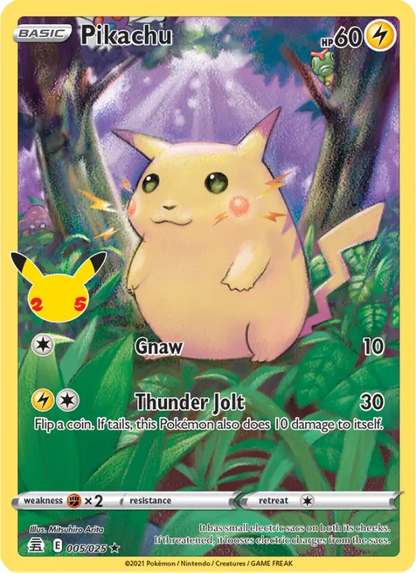 Pikachu, Celebrations #5