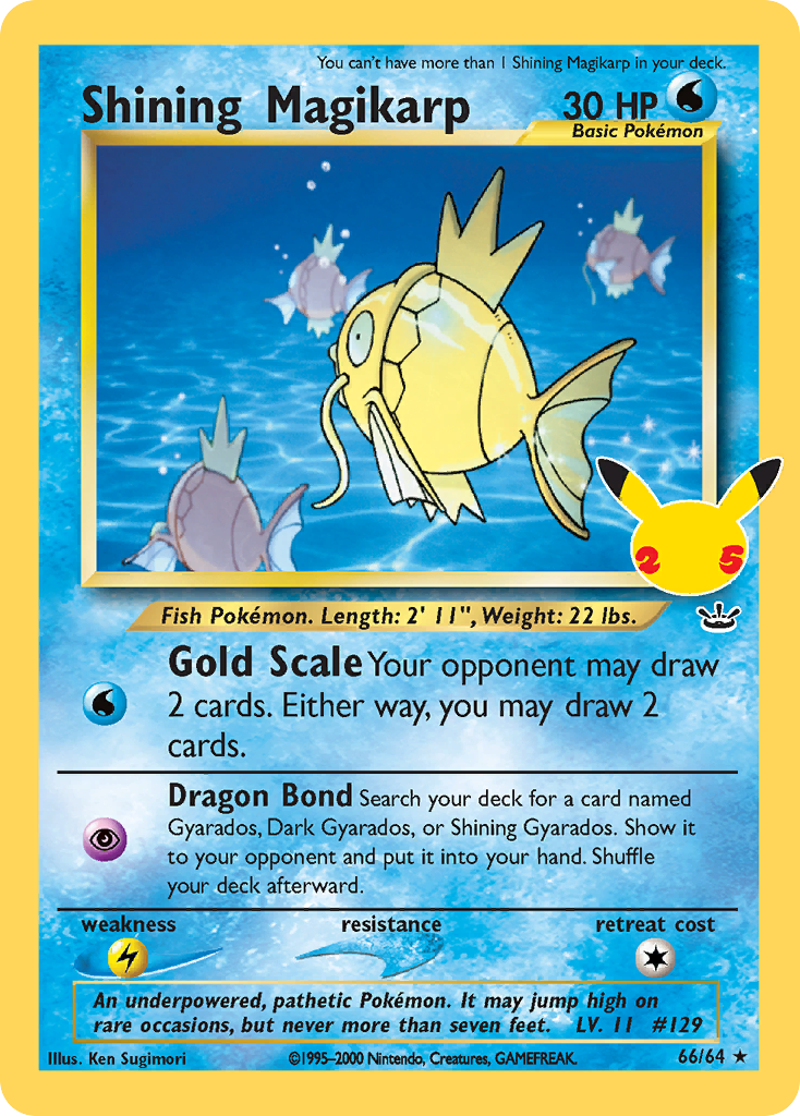 Shining Magikarp, Celebrations #66A