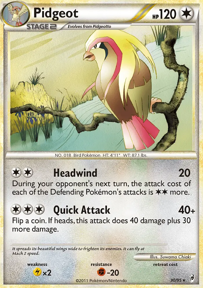 Pidgeot, Call of Legends #30
