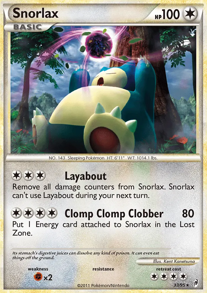 Snorlax, Call of Legends #33