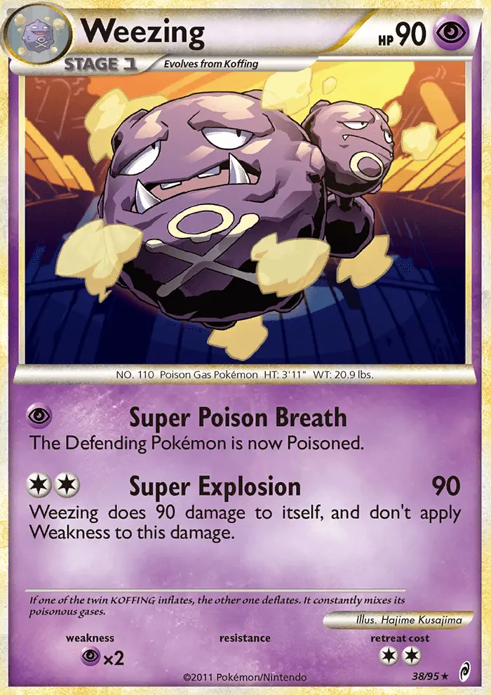 Weezing, Call of Legends #38