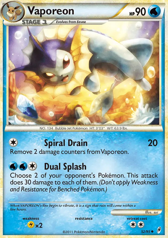Vaporeon, Call of Legends #52
