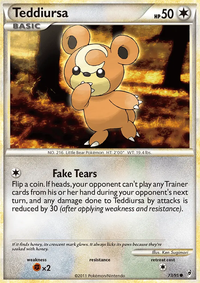 Teddiursa, Call of Legends #73
