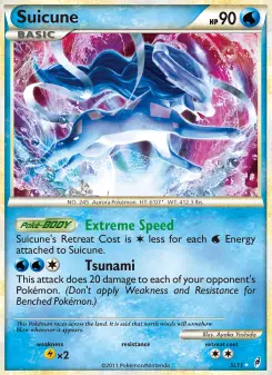 Suicune, Call of Legends #SL11