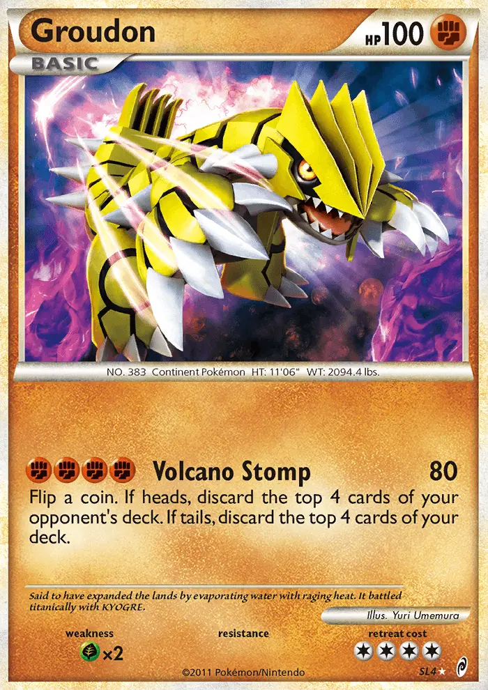 Groudon, Call of Legends #SL4