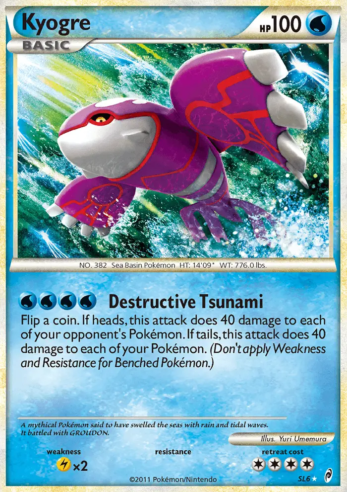 Kyogre, Call of Legends #SL6