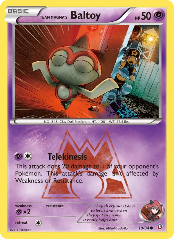 Team Magma's Baltoy, Double Crisis #10