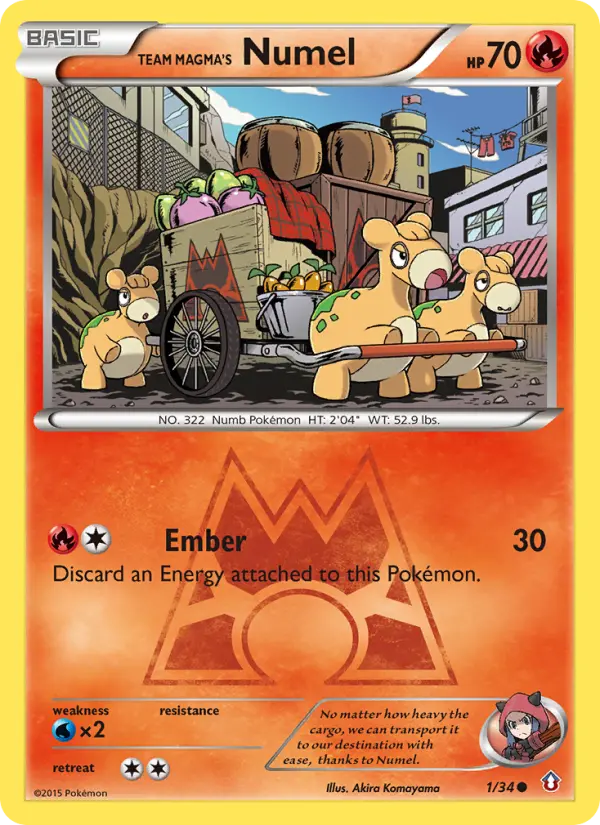Team Magma's Numel, Double Crisis #1