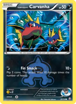 Team Aqua's Carvanha, Double Crisis #20/34