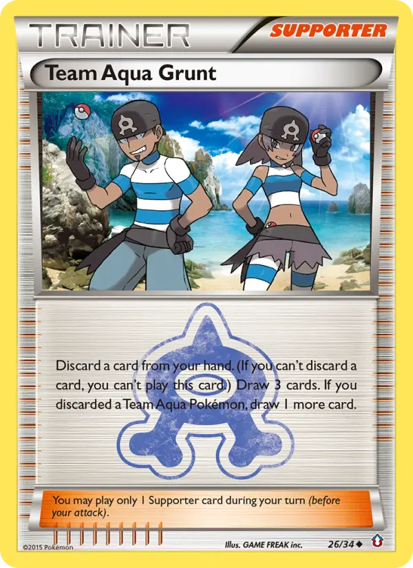 Team Aqua Grunt, Double Crisis #26