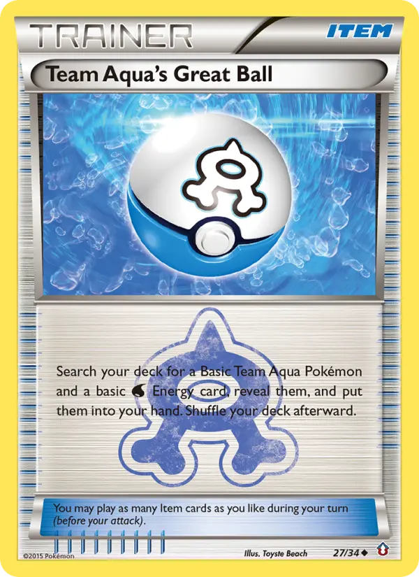 Team Aqua's Great Ball, Double Crisis #27