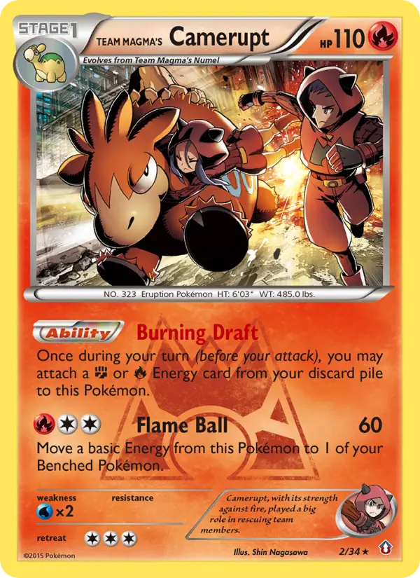 Team Magma's Camerupt, Double Crisis #2