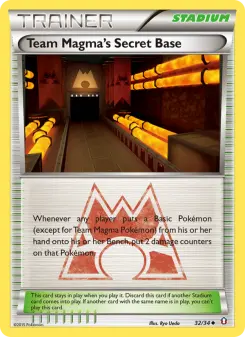 Team Magma's Secret Base, Double Crisis #32/34