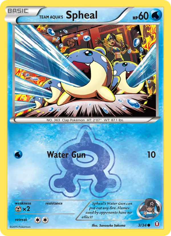 Team Aqua's Spheal, Double Crisis #3
