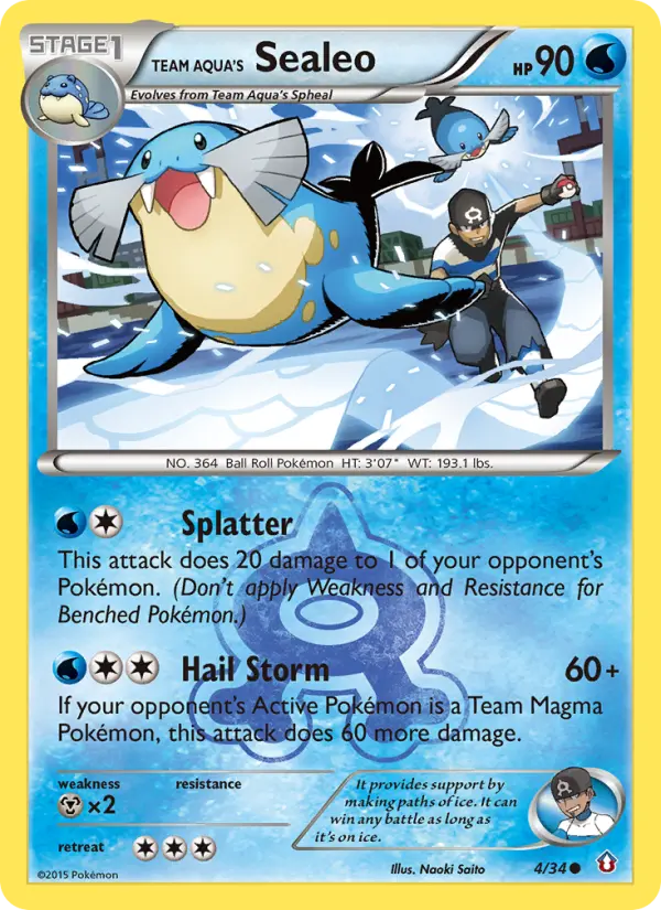 Team Aqua's Sealeo, Double Crisis #4