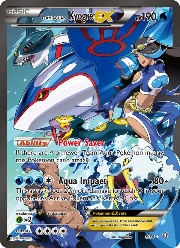 Team Aqua's Kyogre EX, Double Crisis #6