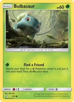 Bulbasaur, Detective Pikachu #1/18