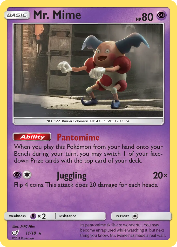 Mr. Mime, Detective Pikachu #11