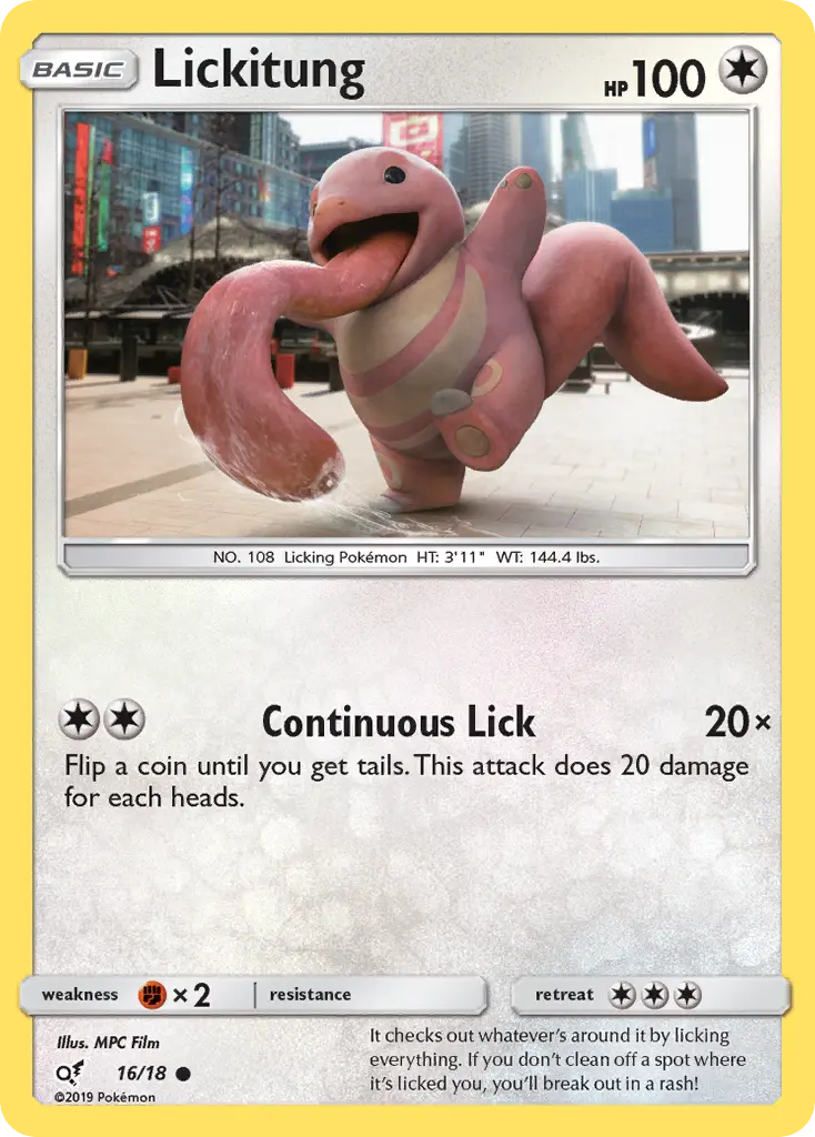 Lickitung, Detective Pikachu #16