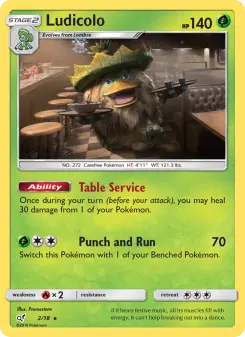 Ludicolo, Detective Pikachu #2/18
