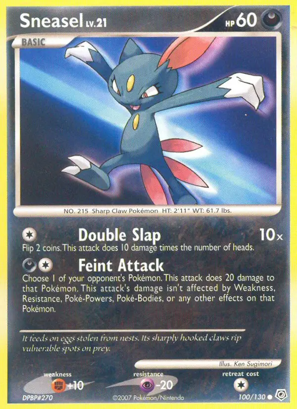 Sneasel, Diamond & Pearl #100