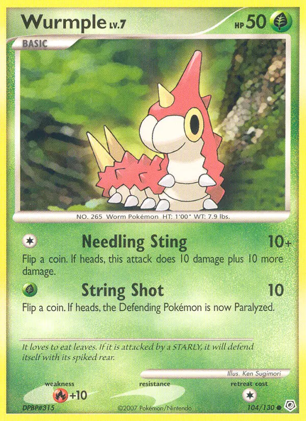 Wurmple, Diamond & Pearl #104