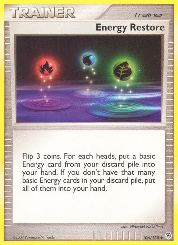Energy Restore, Diamond & Pearl #106