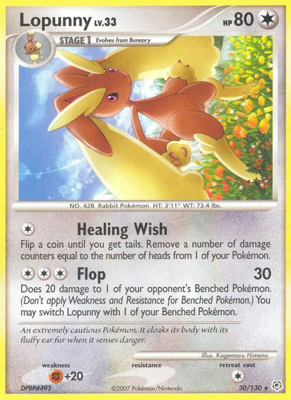 Lopunny, Diamond & Pearl #30