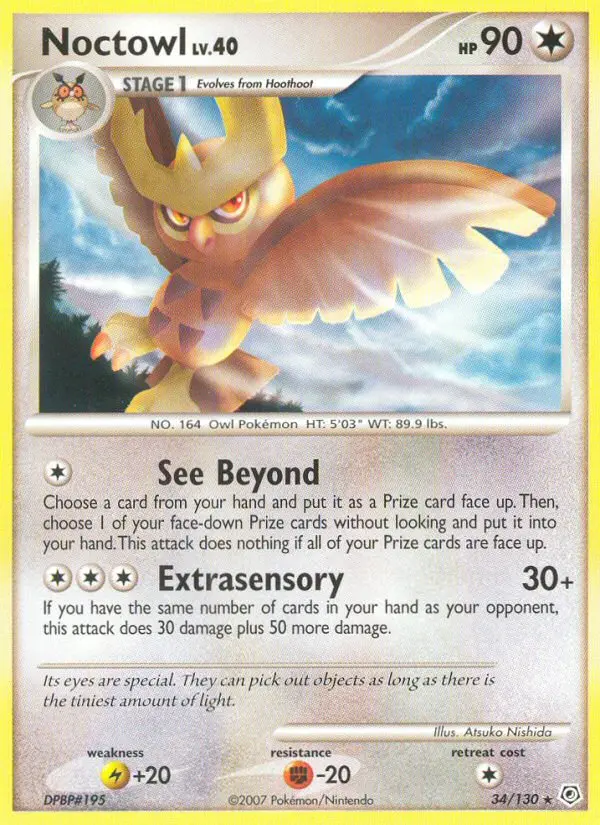 Noctowl, Diamond & Pearl #34