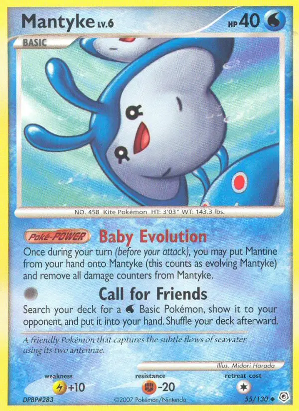 Mantyke, Diamond & Pearl #55